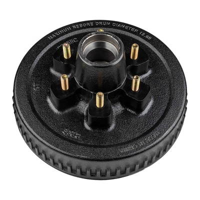 Trailer Axles Parts Cast Iron 10&quot; 12&quot; Mobile Home Brake Drum for 3500 7000 lbs Axle