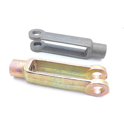 High Precision Carbon Steel Drop Forged Clevis Threaded Yoke Ends for Custom Orders