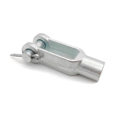 High Precision Carbon Steel Drop Forged Clevis Threaded Yoke Ends for Custom Orders