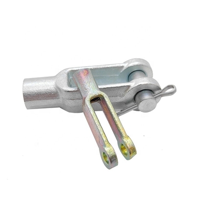 High Precision Carbon Steel Drop Forged Clevis Threaded Yoke Ends for Custom Orders