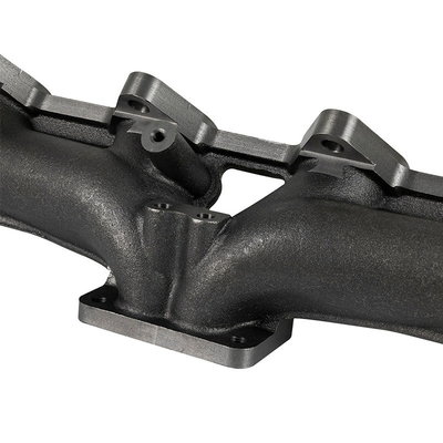 Resin Sand Casting Process for Automotive Engine Parts Ductile Iron Exhaust Manifold Casting