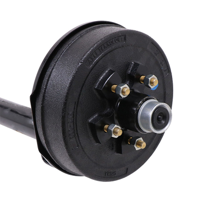 Custom Length 3500 lb Torsion Trailer Axle with Electric Brakes and OEM Service Provided