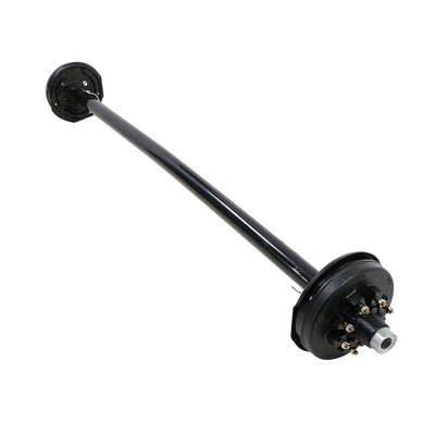 High Capacity 7000 lb Trailer Axle with Electric Brakes and 8 Bolts on 6.5&quot; Bolt Pattern
