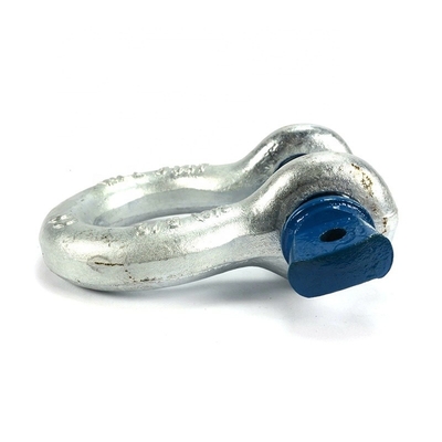 Custom Lifting Lyre Shackles Galvanized Forged Anchor Shackle by OEM Steel Forgings