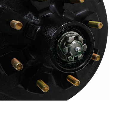 High Capacity 7000 lb Trailer Axle with Electric Brakes and 8 Bolts on 6.5&quot; Bolt Pattern