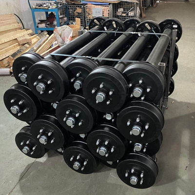 Electric Brakes Trailer Axle 7000 lbs Max Payload for Heavy Duty Transportation Needs