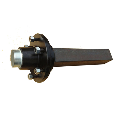 4/5 Bolts Solid Square/Round Half Axle with Hub Bolts Your Trailer's Ultimate Partner
