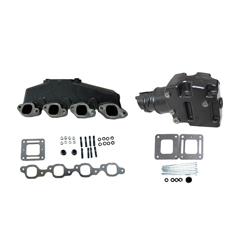 MerCruiser GM V8 Big Block 454 Marine Engine with Cast Iron Manifolds and Risers