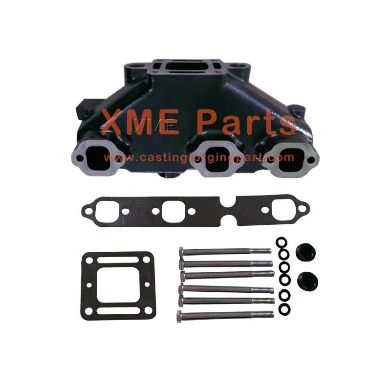 Marine V6 Cast Iron Exhaust Manifold for Mercruiser 229 262 Engine Replaces 99746