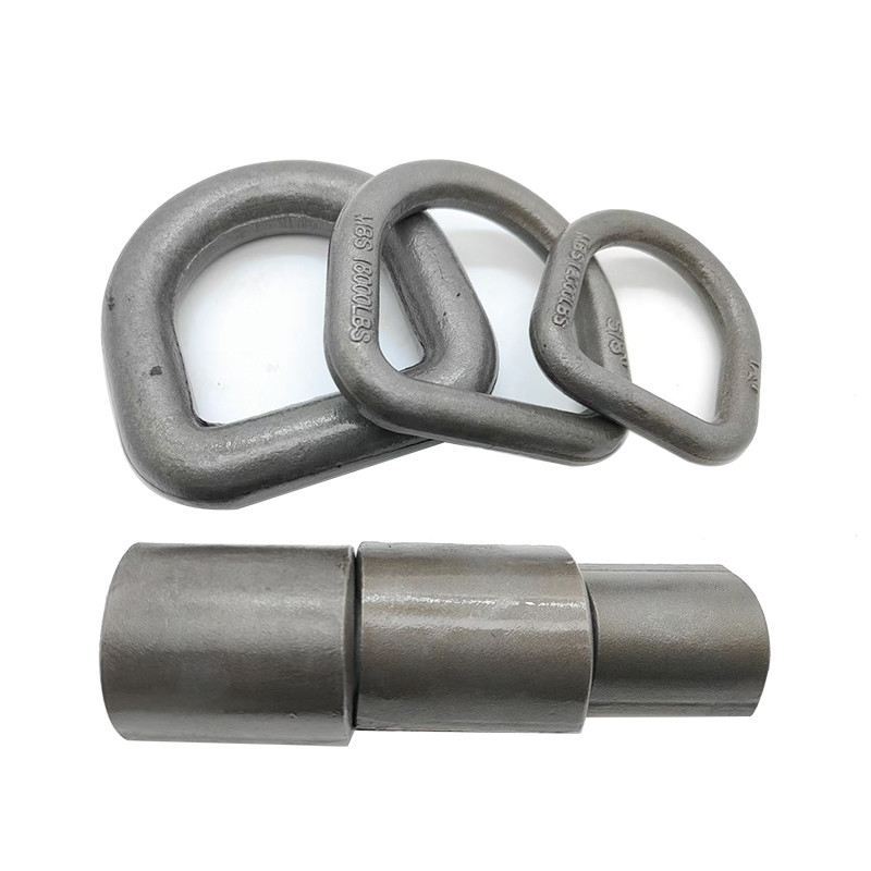 Carbon Steel Heavy Duty Trailer Weld On D Ring Forging Process and Surface Treatment