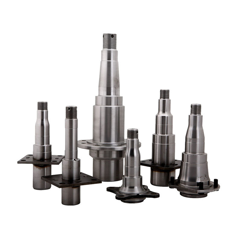 Closed Die Forging Alloy Steel Max Capacity 8000 Lbs Light Trailer Axle Spindle